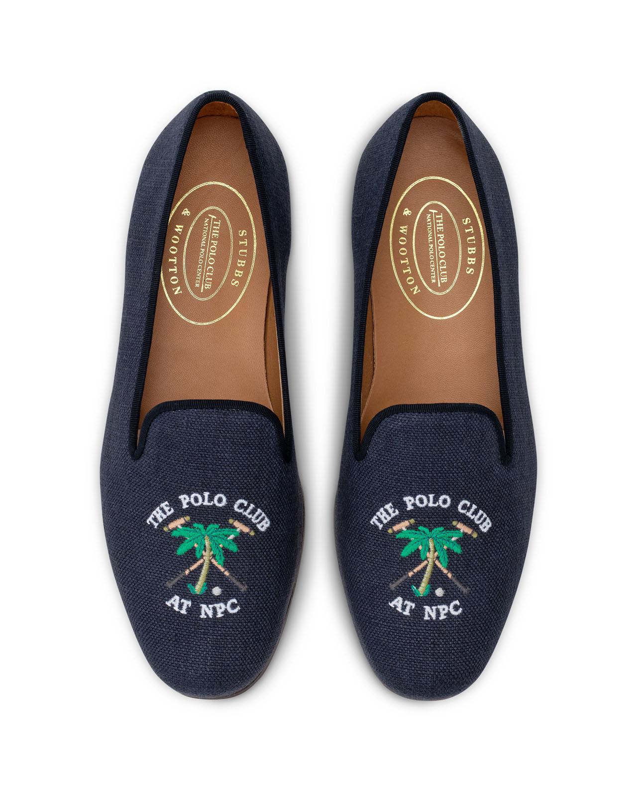 Men's The Polo Club X Stubbs & Wootton Linen in Navy