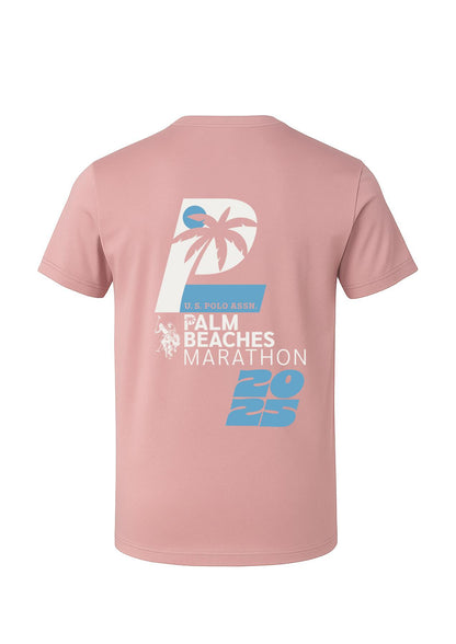 USPA x 2025 Palm Beaches Marathon T-Shirt Pink