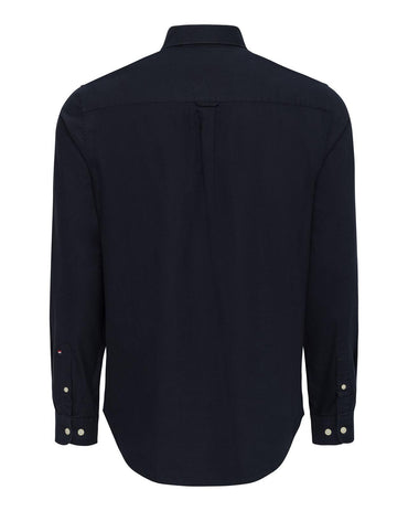 USPA Men's Peached Oxford LS Shirt Sapphire Navy