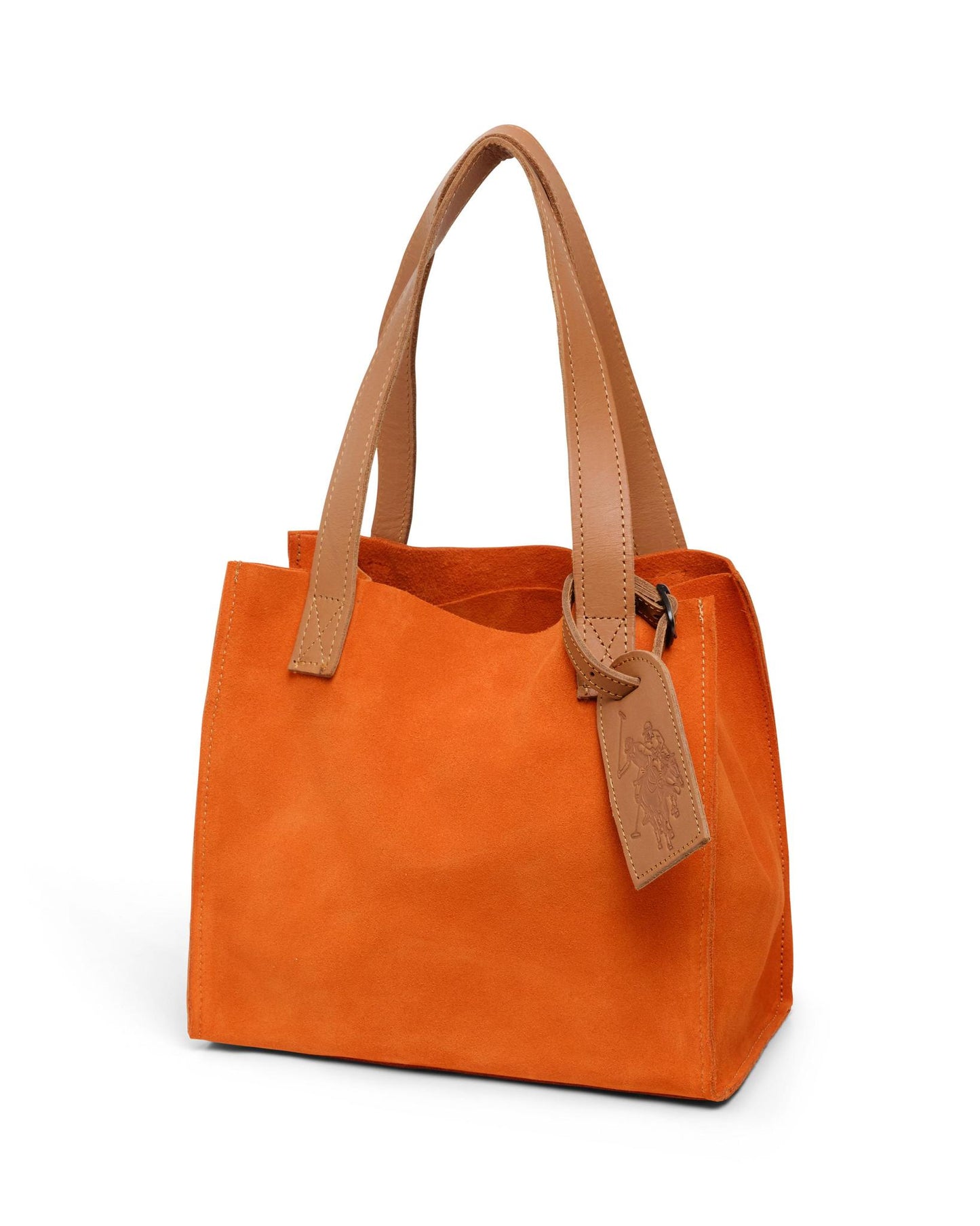 USPA Argentine Leather Handbag Orange