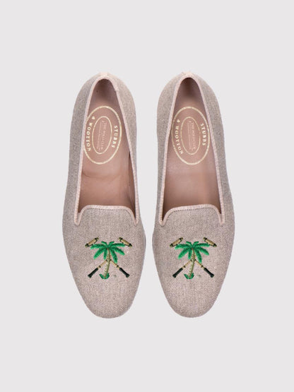 Women's The Polo Club X Stubbs & Wootton Linen in Natural