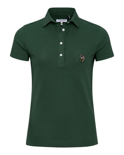 USPA Women's Pique Polo Green