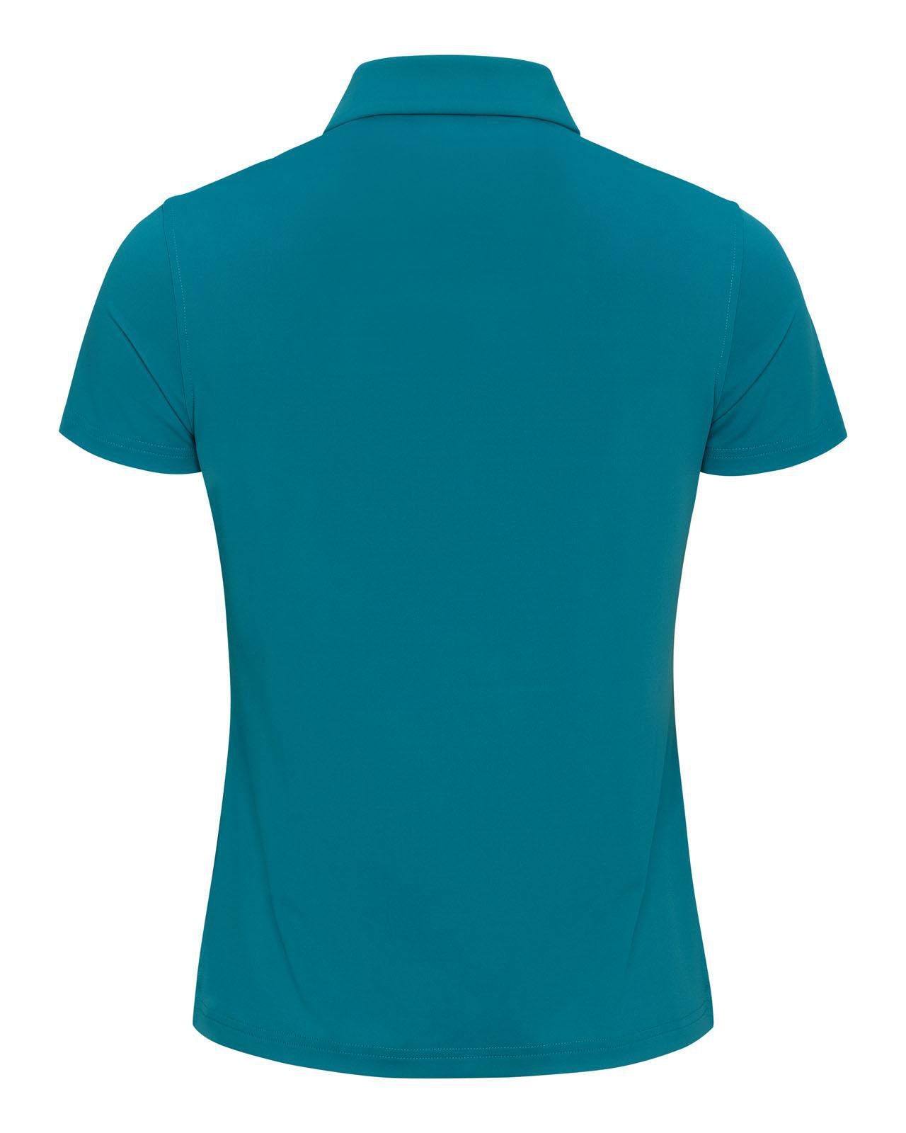 The Polo Club Women's Micropoly Performance Polo Teal