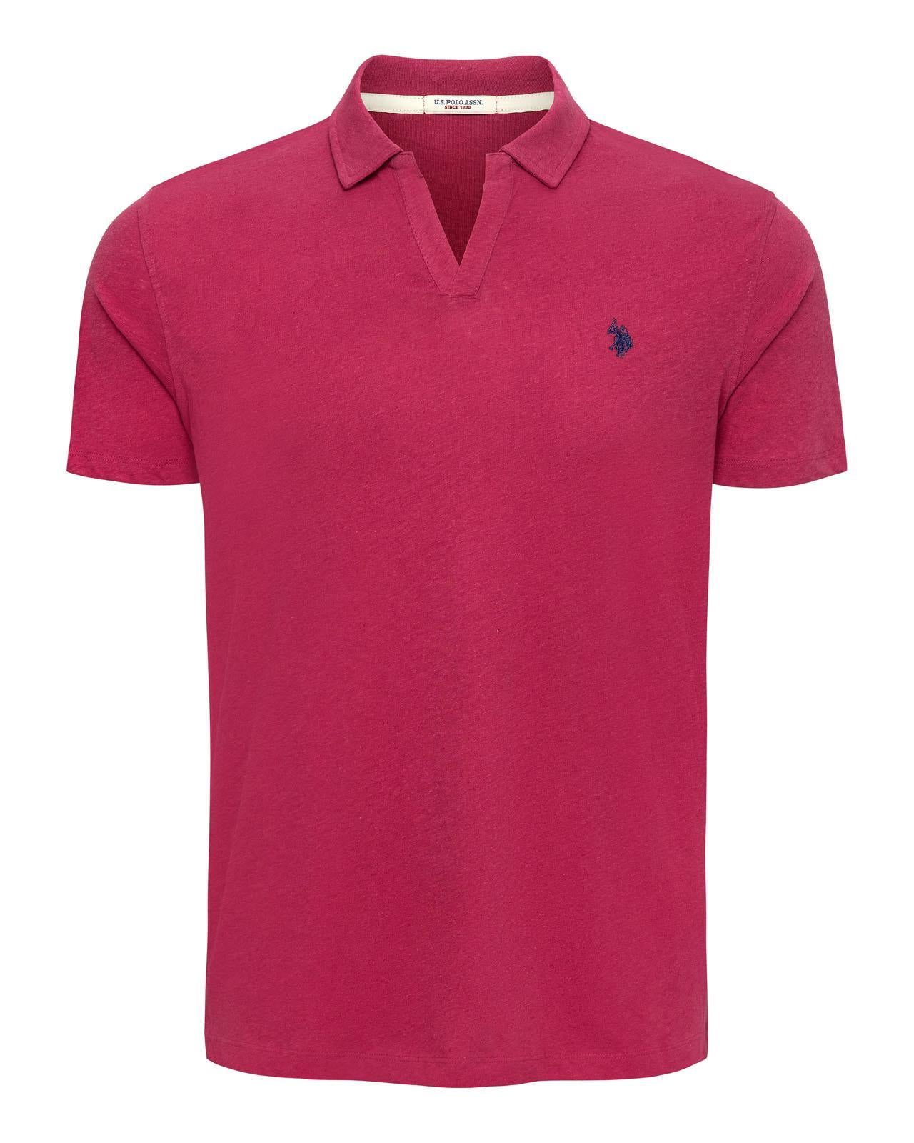 USPA Men's Derk Polo Shirt Red