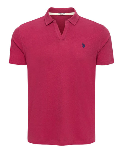 USPA Men's Derk Polo Shirt Red