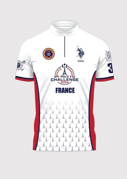 USPA Sport Paris Polo Challenge France Gameday Performance Jersey White