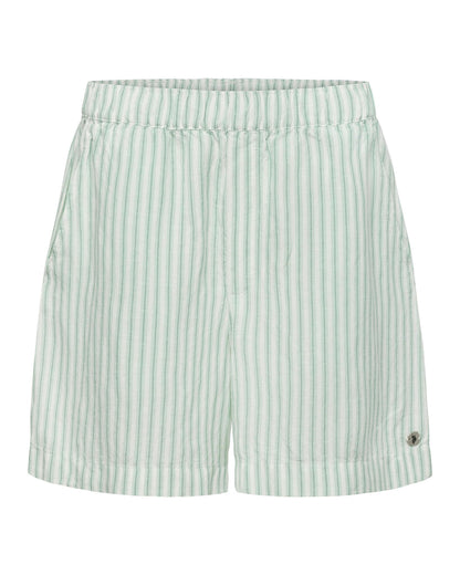 USPA Women's Striped Boxer Short Jade