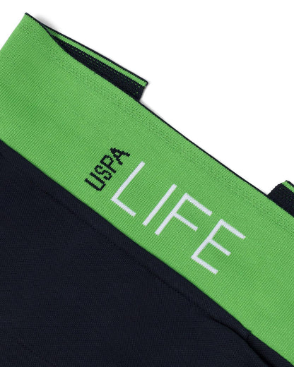 USPA Men's SS Life Polo Navy