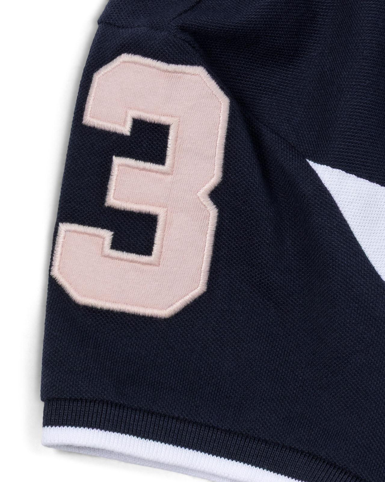 USPA Women's Sash Player 3 Polo Navy Iris