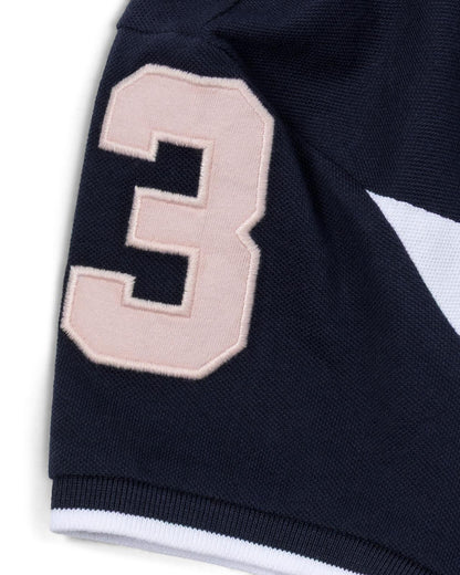 USPA Women's Sash Player 3 Polo Navy Iris