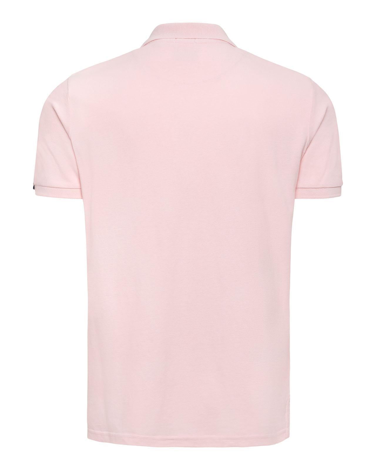 USPA Men's DHM Pique Polo Tickled Pink