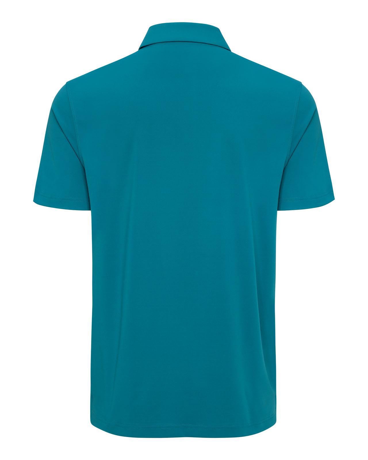 The Polo Club Men's Micropoly Performance Polo Teal