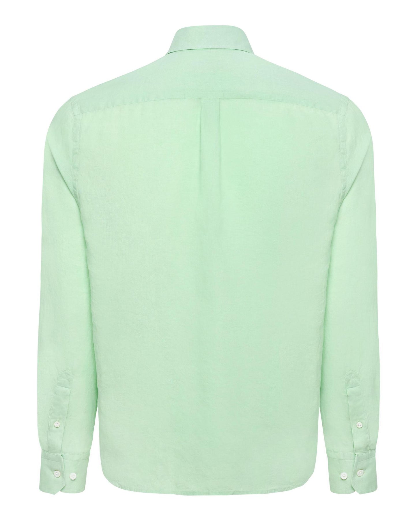 The Polo Club Men's Linen Woven Shirt Lime Green