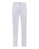 USPA Men's 5-Pocket Stretch Twill Overdyed Pant White