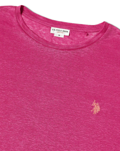 USPA Women's Mimi-Over T-Shirt Pink
