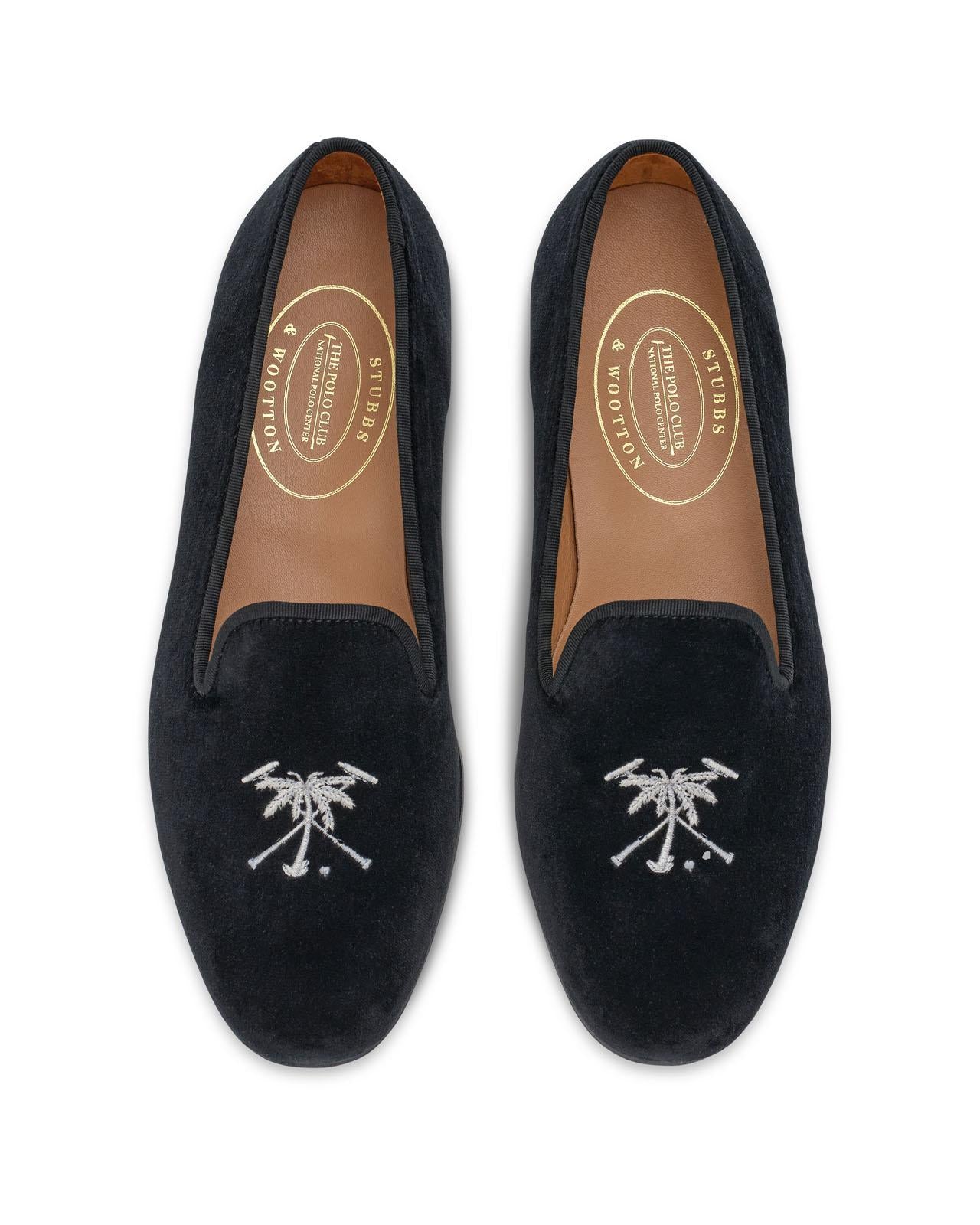 Men's The Polo Club X Stubbs & Wootton Velvet in Black