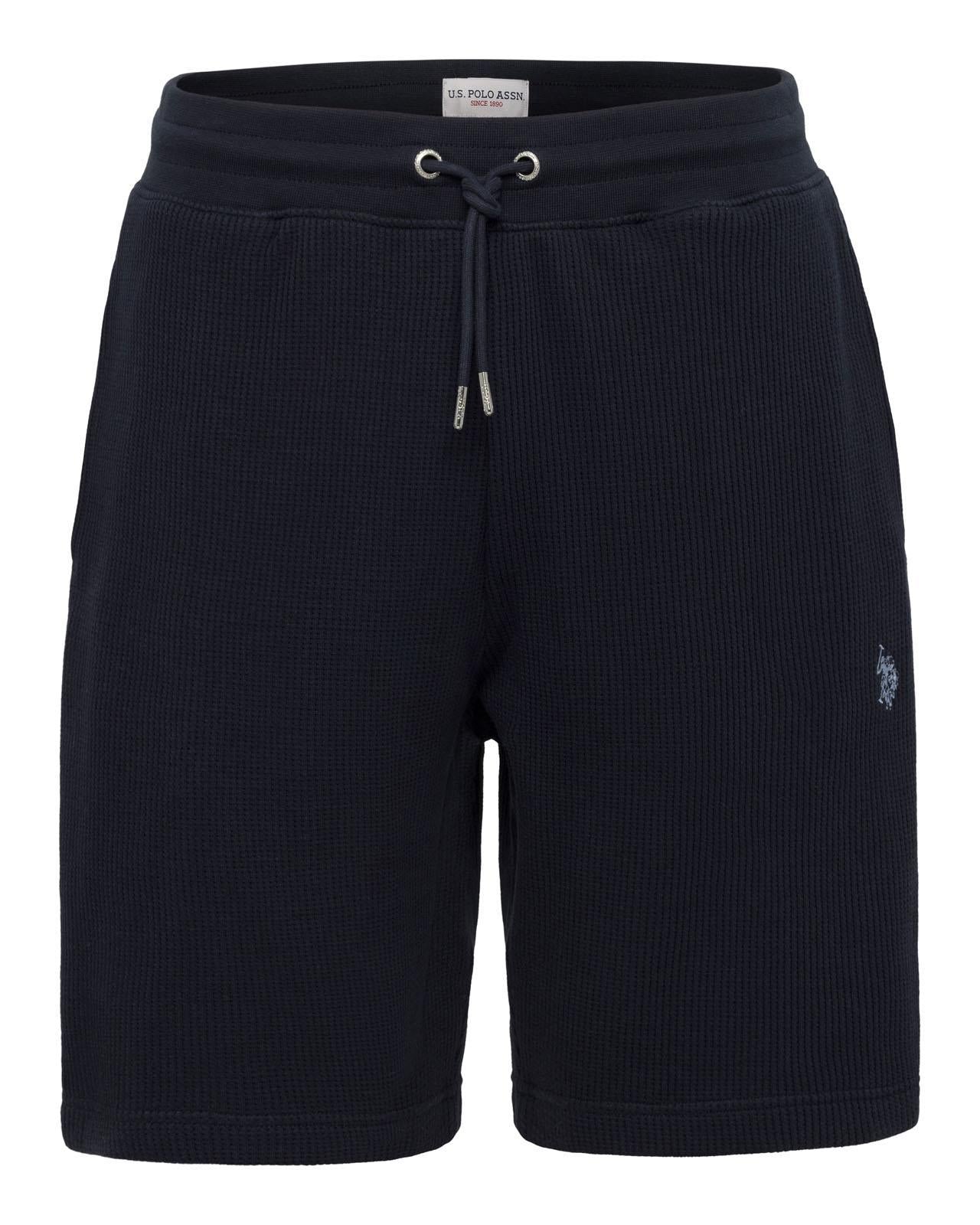 USPA Men's Waffle Short Dark Sapphire Navy/Moonlight Blue