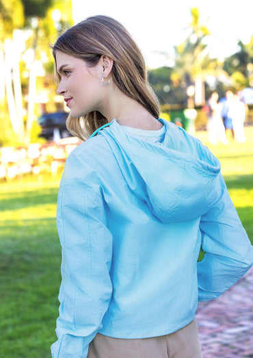 Women's Rain Anorak Light Blue