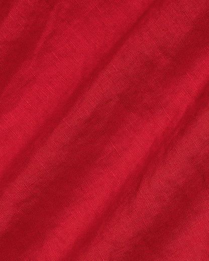 The Polo Club Women's Linen Dress Red