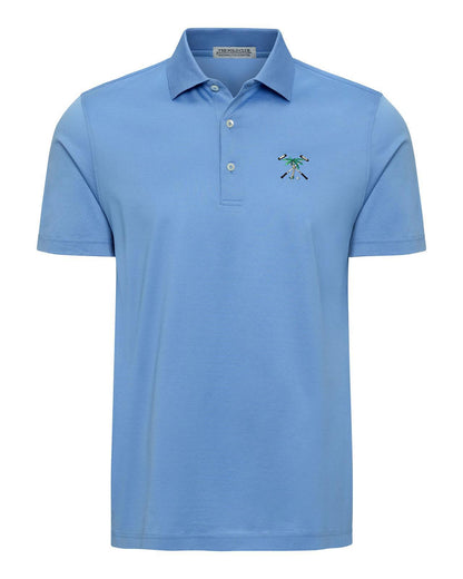 The Polo Club Men's Fine Mercerized Cotton Polo Maui w/ Multi-Color Logo