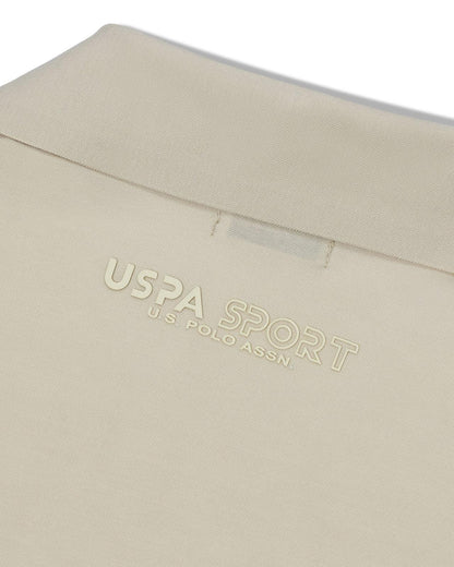 USPA Sport Men's Technical Stretch Polo Tan