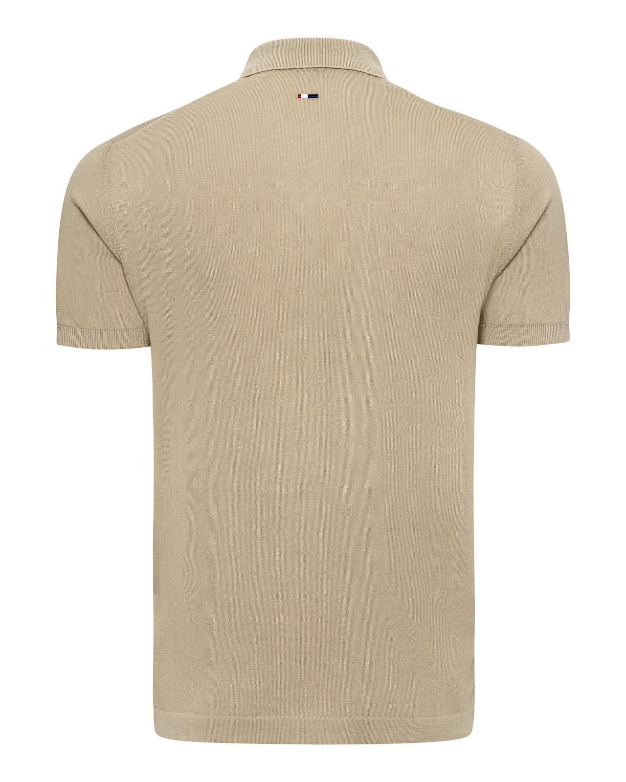 USPA Men's Wail Polo Knit SS Tan