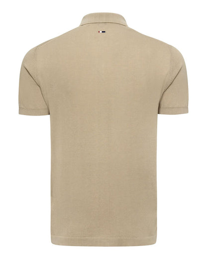 USPA Men's Wail Polo Knit SS Tan