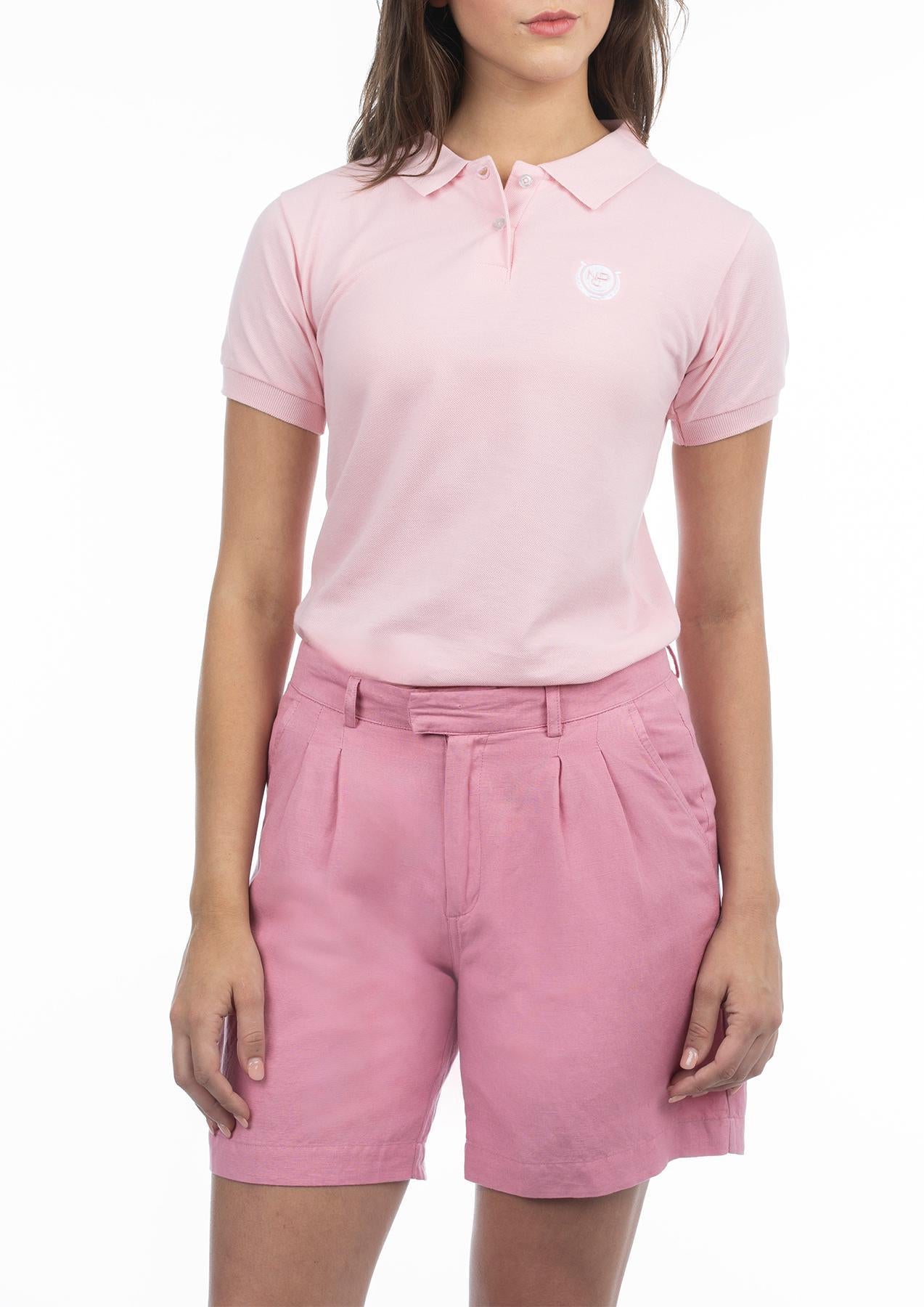 NPC Women's Pique Polo Pink