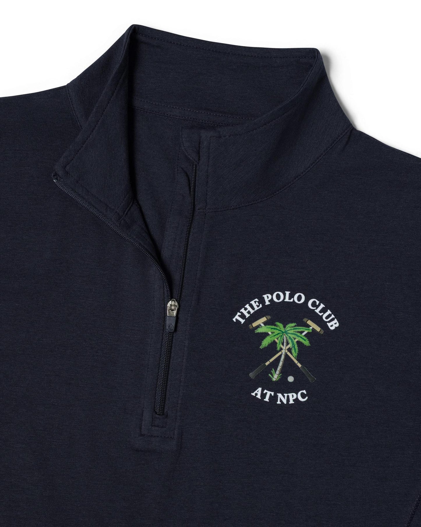 The Polo Club Women's Quarter Zip Pullover Navy