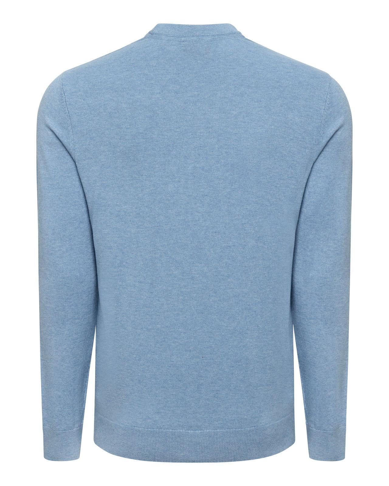 USPA Men's Lightweight Crew Neck Vintage Parisian Blue