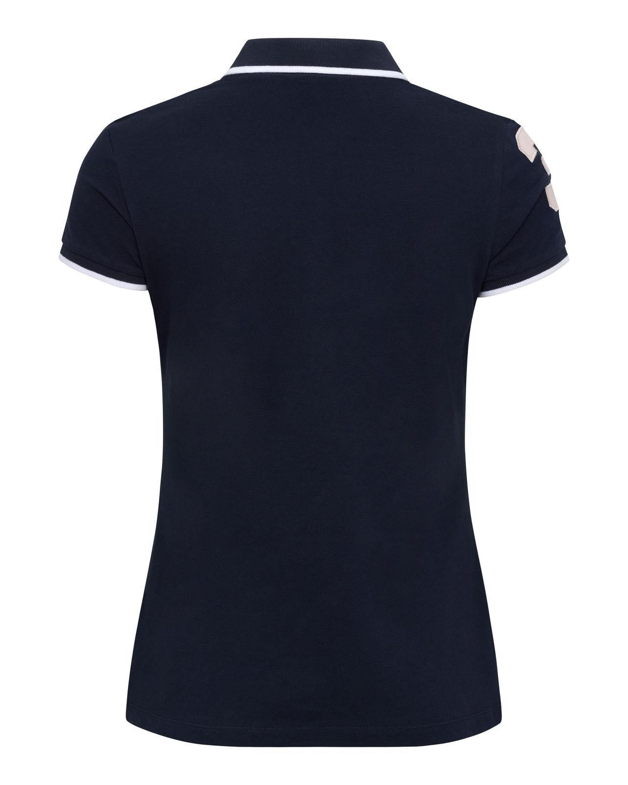 USPA Women's Sash Player 3 Polo Navy Iris