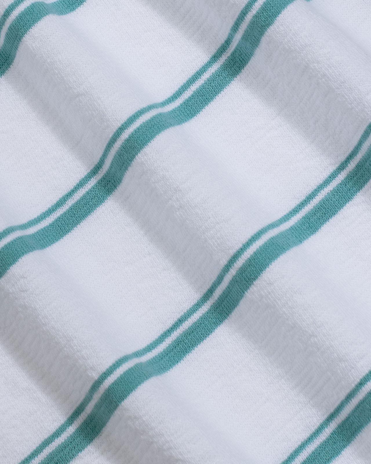 USPA Men's Terry Stripe Tee Bright White