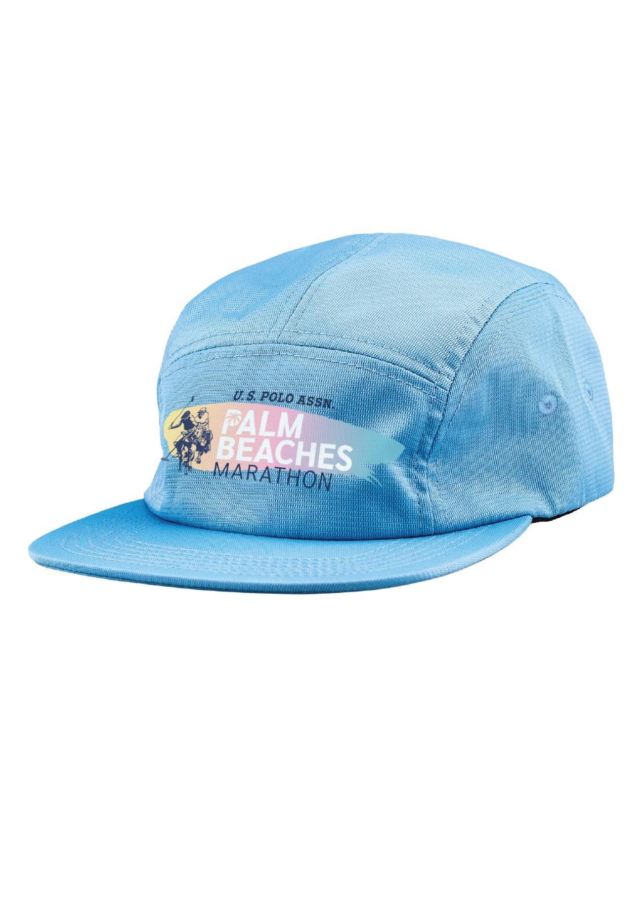 USPA x 2025 Palm Beaches Marathon Runner Cap Light Blue
