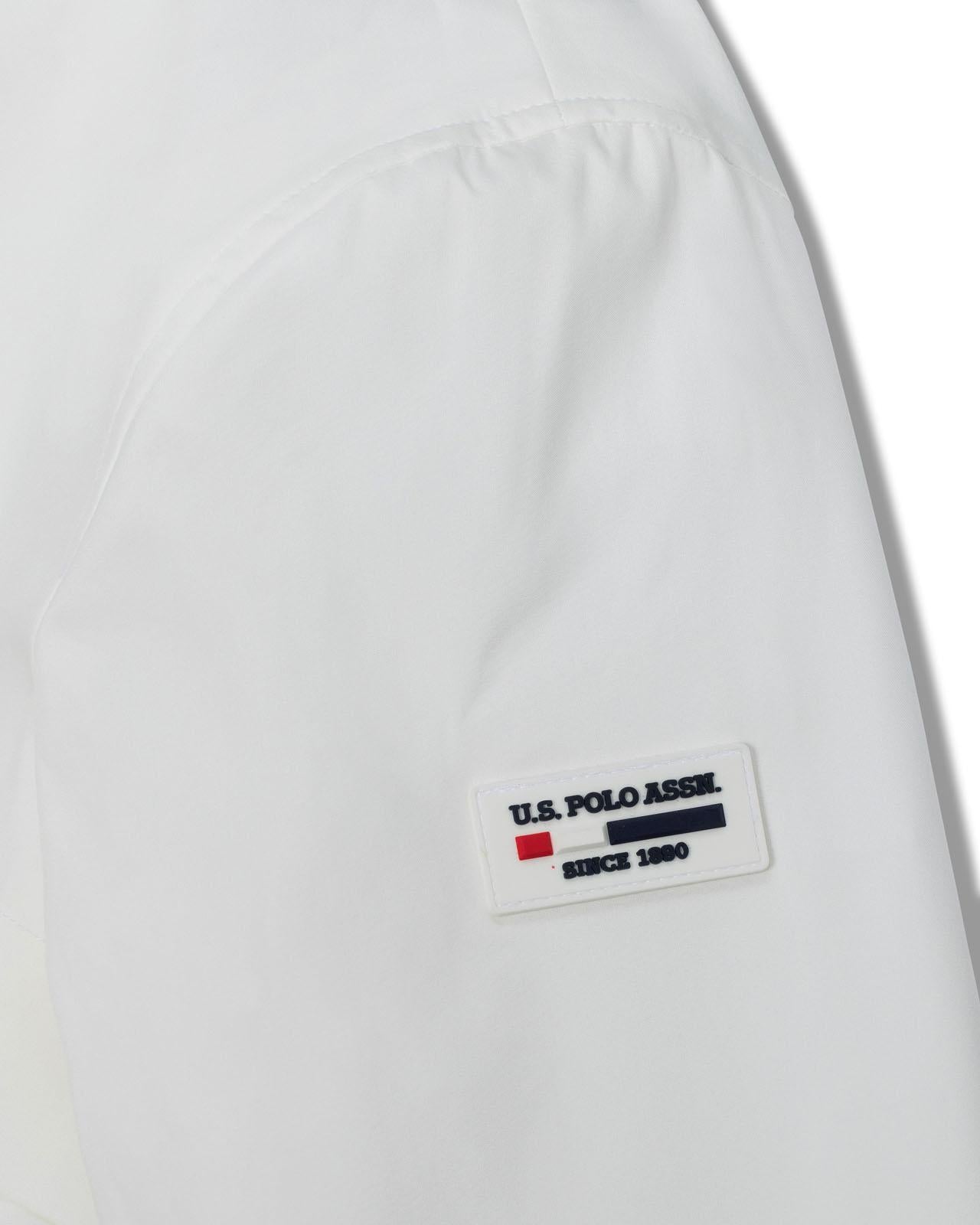 USPA Men's Technical Zip Jacket White