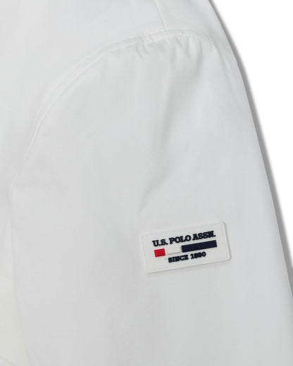 USPA Men's Technical Zip Jacket White