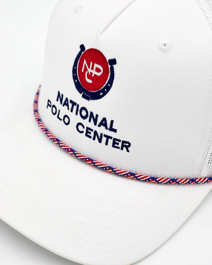 NPC 5-Panel Cap White