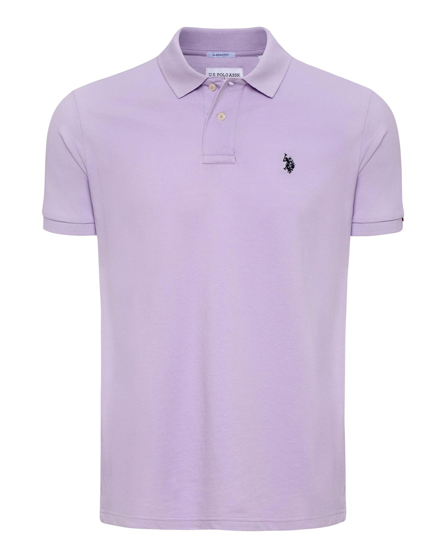USPA Men's DHM Pique Polo Lilac Breeze
