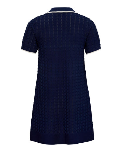 USPA Women's Yulia Sweater Dress Navy