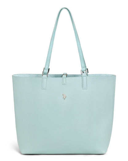 USPA Malibu Reversible Large Tote Bag Aqua Green
