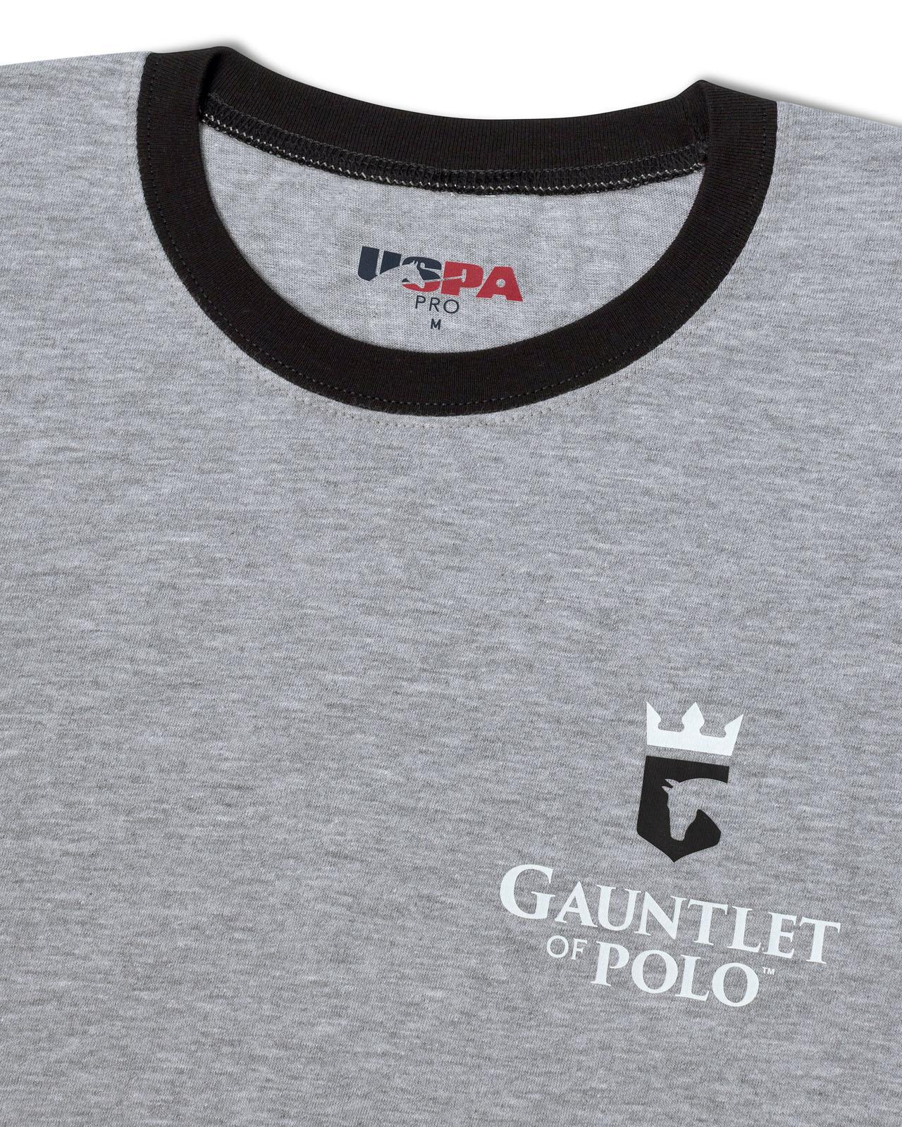 USPA Sport Gauntlet T-Shirt Grey