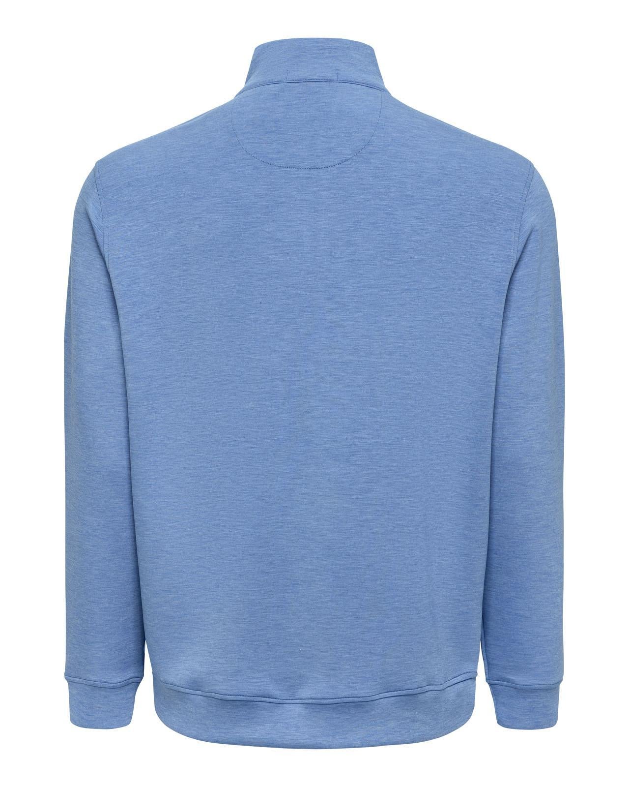 The Polo Club Men's Ultra Soft 1/4 Zip Nautical Blue