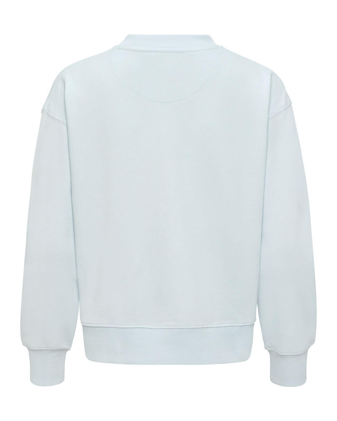 USPA Women's Arc Graphic LB Crew Sweat Ballad Blue