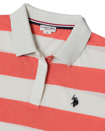 USPA Women's Leila Striped Polo