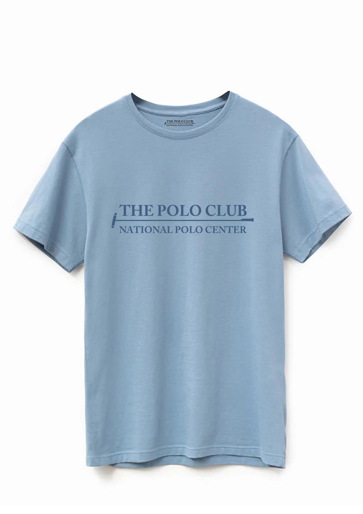 The Polo Club Unisex Supima Cotton T-Shirt Cloudy Blue