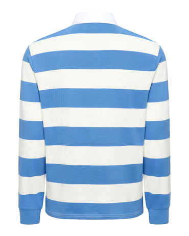 USPA Men's Classic Stripe Rugby Whisper White