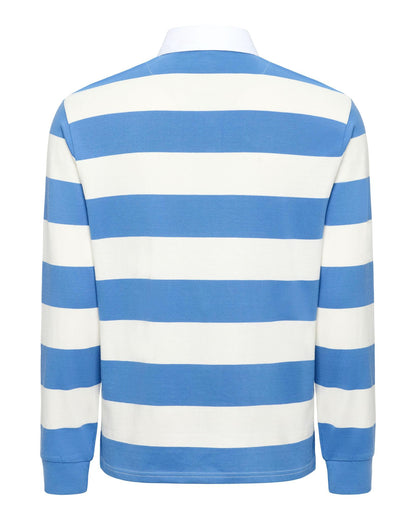 USPA Men's Classic Stripe Rugby Whisper White