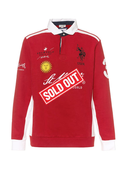 USPA x St. Moritz Snow Polo Team Jersey Red