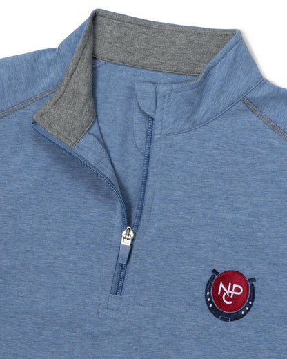 NPC Men's Quarter Zip Pullover Light Blue