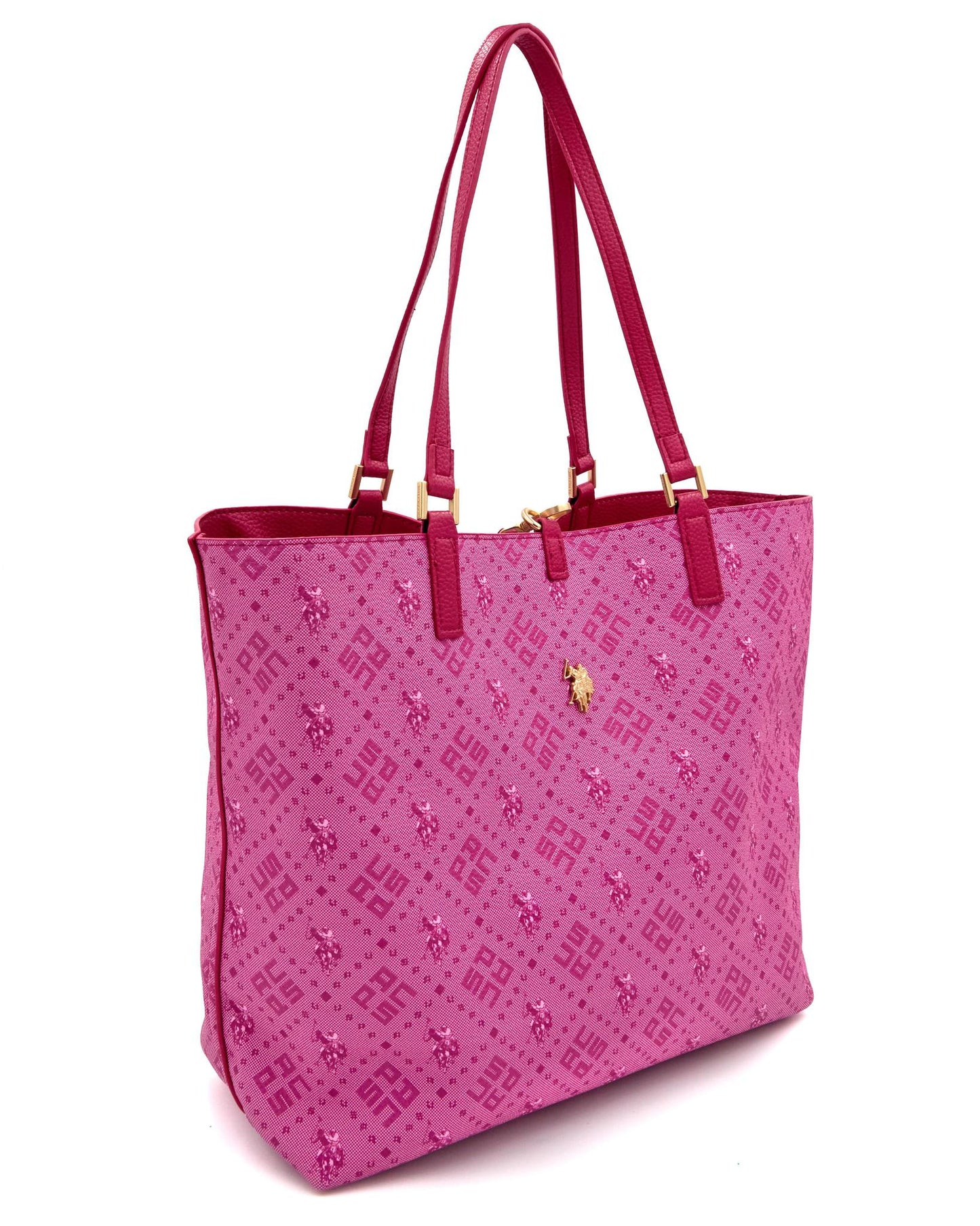 USPA Malibu Reversible Large Tote Bag Fuchsia