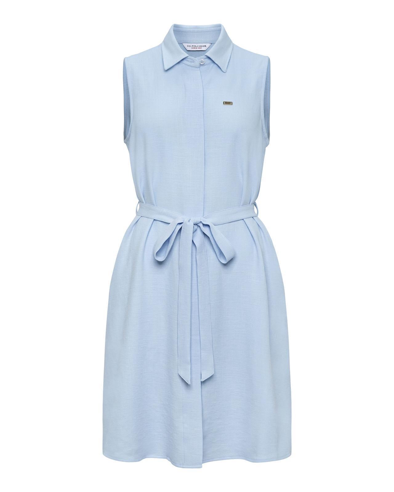 USPA Women's E-Wins Dress Light Blue XL